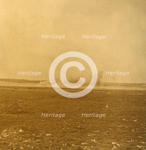 Barrage fire, c1914-c1918. Artist: Unknown.