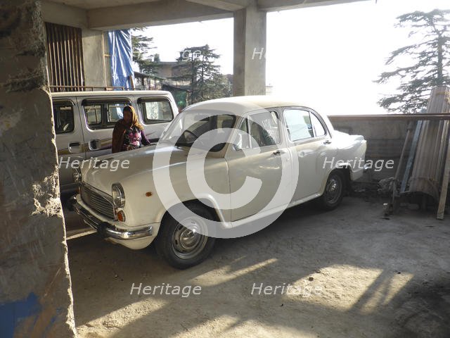 Hindustan in garage, India 2017. Creator: Unknown.