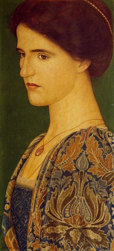 Fiammetta (Portrait of Georgie Gaskin), 1898. Creator: Arthur Joseph Gaskin.