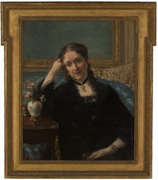 Portrait de Madame Blerzy, 1884. Creator: Henri Gervex.
