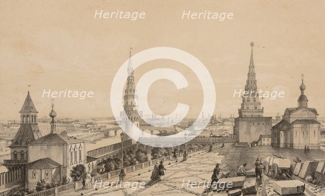 View of Moscow from the Kremlin, 1844.