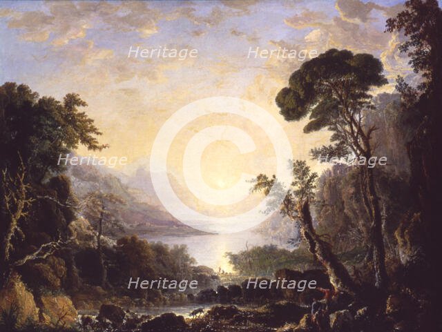 Composition, Italian Scenery, 1846. Creator: George Loring Brown.