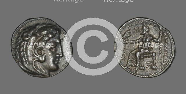 Tetradrachm (Coin) Portraying Alexander the Great, 336-323 BCE. Creator: Unknown.