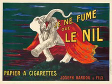 Je ne fume que le Nil, 1912. Creator: Cappiello, Leonetto (1875-1942).