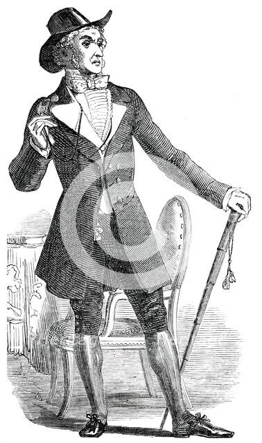 Mr. J. Wallack as Dr. Petgoose, in the New Play of the "Catspaw" at the Haymarket Theatre, 1850. Creator: Unknown.