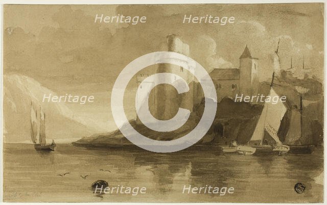 Castle on Lake, n.d. Creator: Unknown.