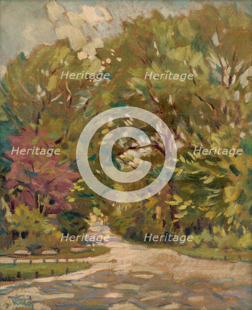 Spring in Petrzalka, 1921. Creator: Gustav Mally.