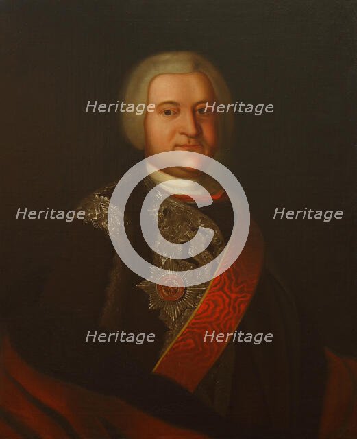 Portrait of Fyodor Abrahamovich Lopukhin (1697-1757), Second Half of the 18th cen. Creator: Anonymous.