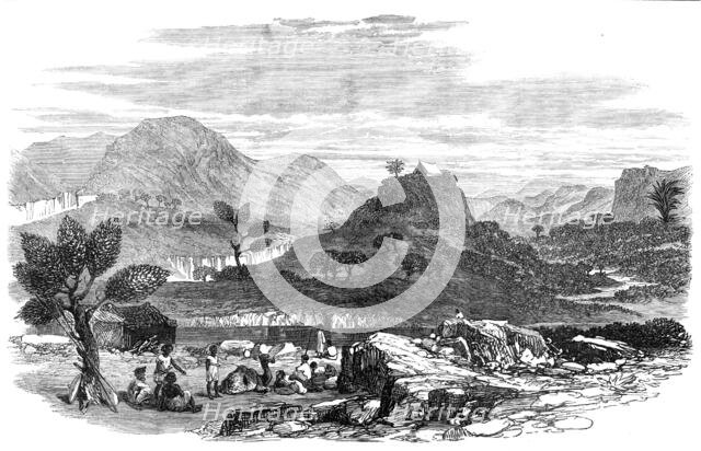 The Abyssinian Expedition: the Hot Springs of Ailet, 1868. Creator: Unknown.