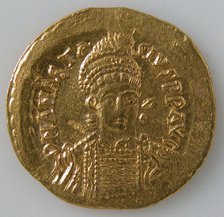 Solidus, Byzantine, 491-518. Creator: Unknown.