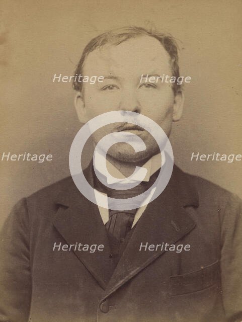 Bruchaesen. Etienne. 31 ans, né à Mag Levard (Hongrie). Tailleur d'habits. Anarchiste. 11/..., 1894. Creator: Alphonse Bertillon.