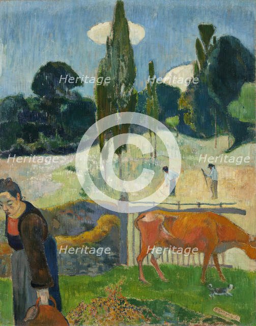 The Red Cow, 1889. Creator: Paul Gauguin.