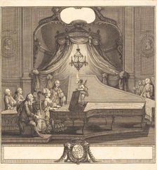 Le concert mecanique, 1769. Creators: Joseph de Longueil, Charles Eisen.