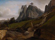 The Wetterhorn, Switzerland, 1822. Creator: Theodore Caruelle d'Aligny.