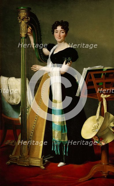Portrait of Juliette de Villeneuve (1802-1840), niece of Julie Clary-Bonaparte, 1824.