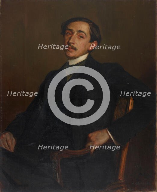 Portrait of Maurice Barrès, c1895. Creator: Blanche, Jacques-Émile (1861-1942).
