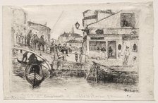 Ponte Tolentine, 1880. Creator: Otto H. Bacher (American, 1856-1909).