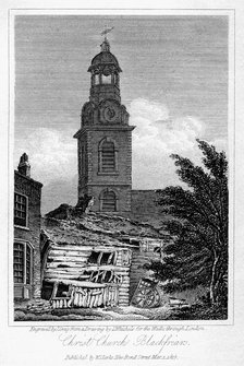Christ Church, Blackfriars, Southwark, London, 1817.Artist: J Greig