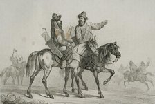 Tatar Knights, 1839. Creator: Augustin François Lemaitre.
