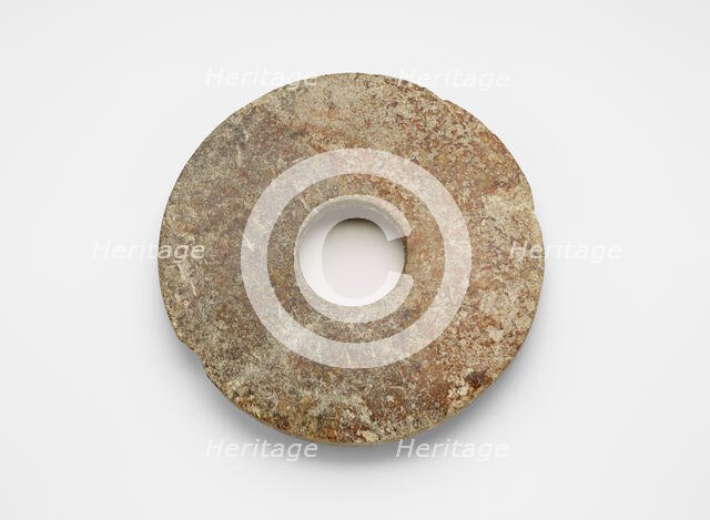 Disk (bi ?), Late Neolithic period, ca. 3300-2250 BCE. Creator: Unknown.