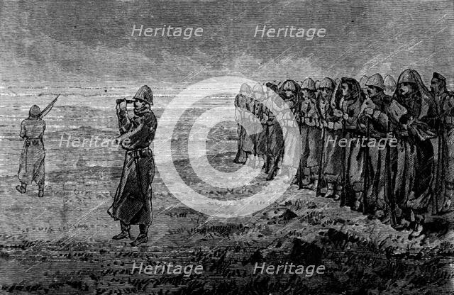 The Transvaal War: with the Natal Field Force - an outlying picket at dawn, 1881.  Creator: Unknown.