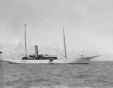 The steam yacht 'Floreal'. Creator: Kirk & Sons of Cowes.