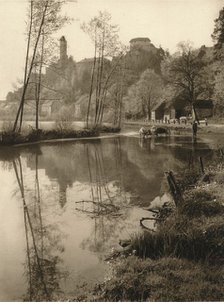 'Veldenstein Castle on the Pegnitz', 1931. Artist: Kurt Hielscher.