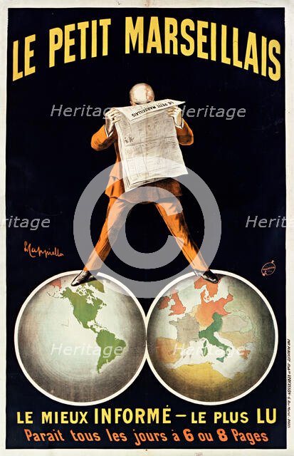 Le Petit Marseillais , 1911. Creator: Cappiello, Leonetto (1875-1942).
