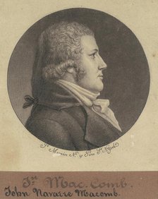 John Navarre Macomb, 1796-1797. Creator: Charles Balthazar Julien Févret de Saint-Mémin.
