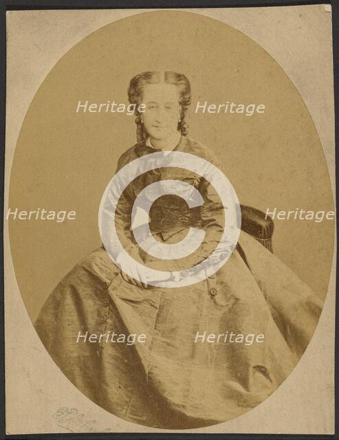Pauline de Metternich nee Pauline Sander, about 1860. Creator: Alphonse J. Liébert.