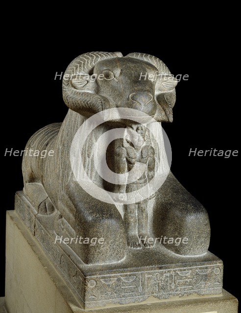 Statue of the ram of Amun, c680 BC. Artist: Unknown.