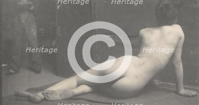 [Female Nude from the Back], ca. 1889., ca. 1889. Creator: Thomas Eakins.