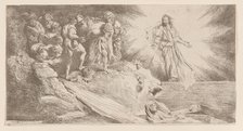 Resurrection of Lazarus, 1645. Creator: Salvatore Castiglione.