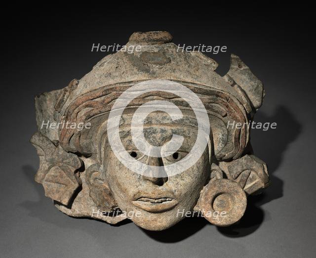 Urn Figure Head Fragment, c. 200-500. Creator: Unknown.