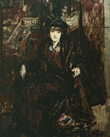 Portrait de Marguerite Decazes de Glucksbierg, princesse Jean de Broglie, depuis Honorable..., 1914. Creator: Jacques Emile Blanche.