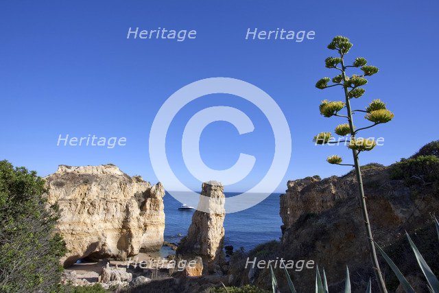 Coastal view, Algarve, Portugal, 2009. Artist: Samuel Magal