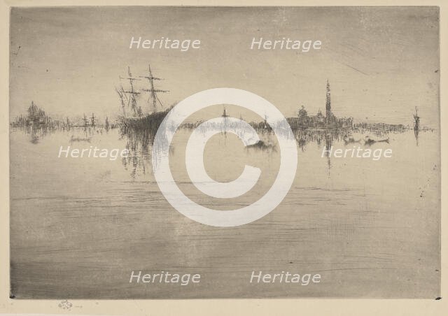 Nocturne, 1879-1880. Creator: James Abbott McNeill Whistler.