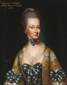 Portrait of Archduchess Maria Elisabeth of Austria (1743-1808), 18th century. Creator: Anonymous.