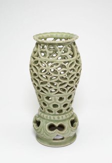 Openwork Brazier or Incense Stick Holder, Ming dynasty (1368-1644), late 14th/15th century. Creator: Unknown.