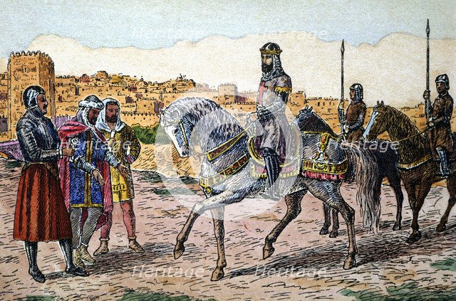 Conquest of Toledo (1085) by the troops of Alphonse VI, king of León and Castile.