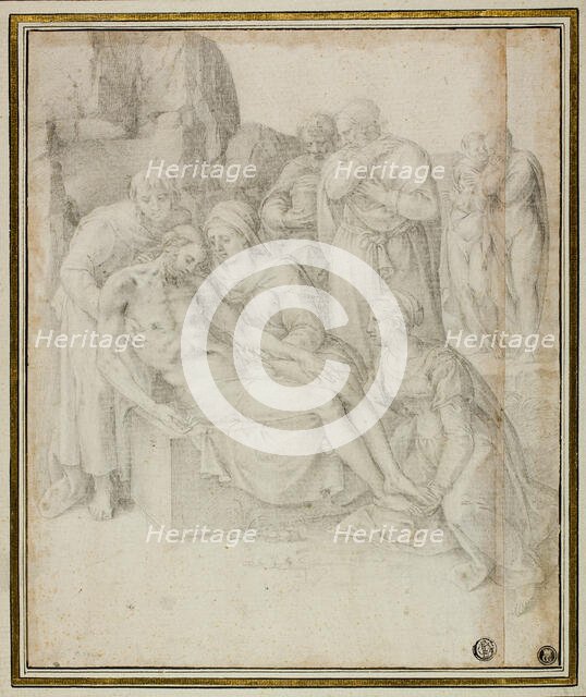 Lamentation, 1540/68. Creator: Giulio Clovio.