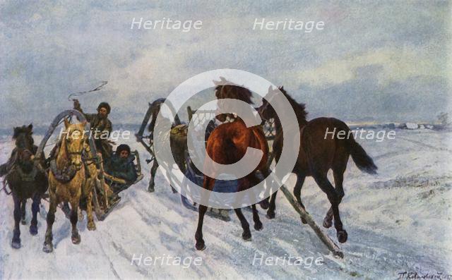 'The Meeting', 1871, (1965). Creator: Pavel Osipovic Kovalevskij.