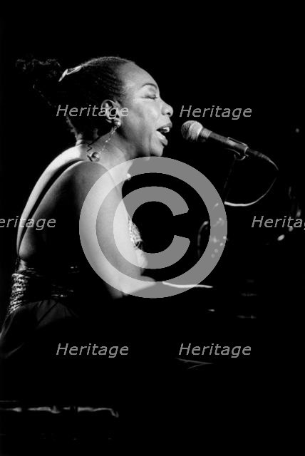 Nina Simone, Maastricht Jazz Festival, 1992. Creator: Brian Foskett.