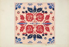 Coverlet, 1935/1942. Creator: William Hoffman.