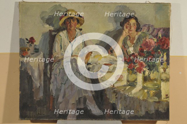 Autumn Evening Coming Down, 1915. Artist: Vinogradov, Sergei Arsenyevich (1869-1938)