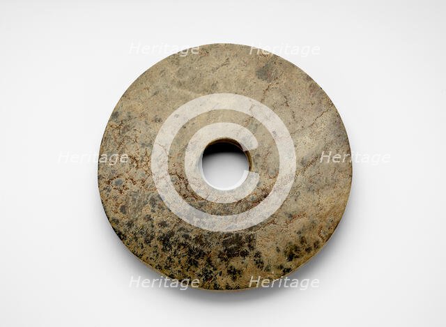 Disk (bi ?), Late Neolithic period, ca. 3300-2250 BCE. Creator: Unknown.