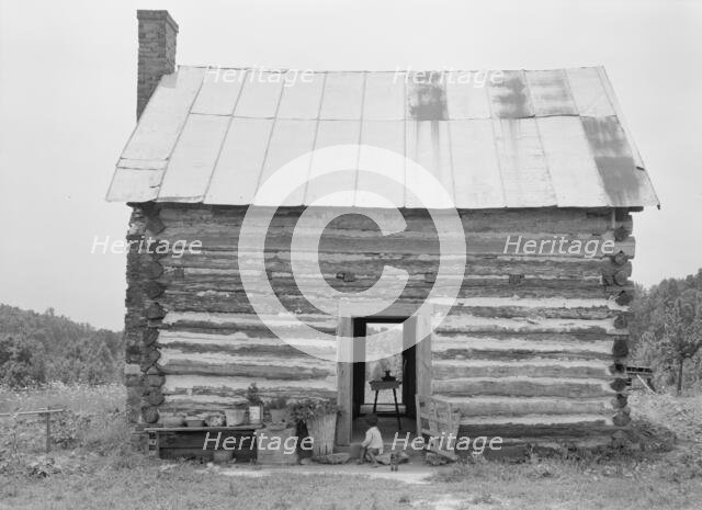 Negro sharecropper house, Person County, North Carolina, 1939. Creator: Dorothea Lange.