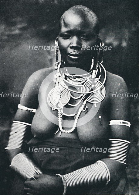 A Masai matron, 1912. Artist: Unknown.