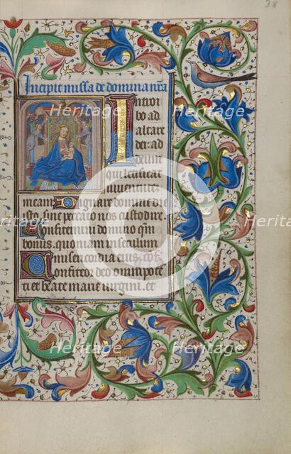 The Virgin and Child; Book of Hours, about 1450-1455. Creator: Master of the Lee Hours.