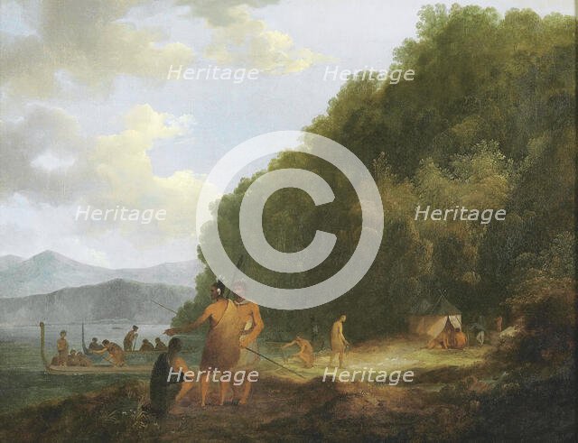 Ship Cove, Queen Charlotte Sound,  c1788. Creator: John Webber.